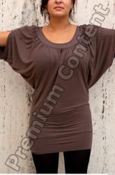 Upper Body Woman Casual Average Tunic Street photo references